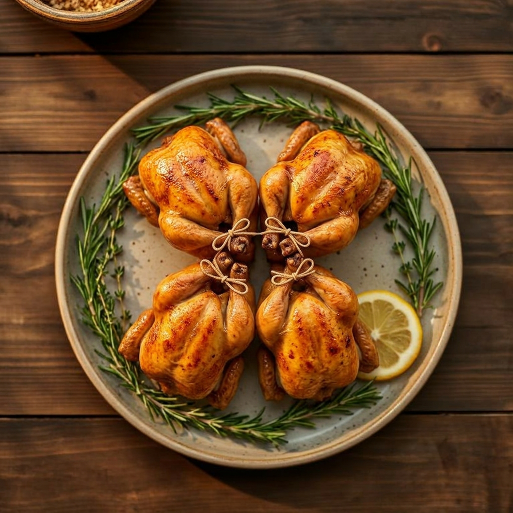 Roasted Cornish Hens