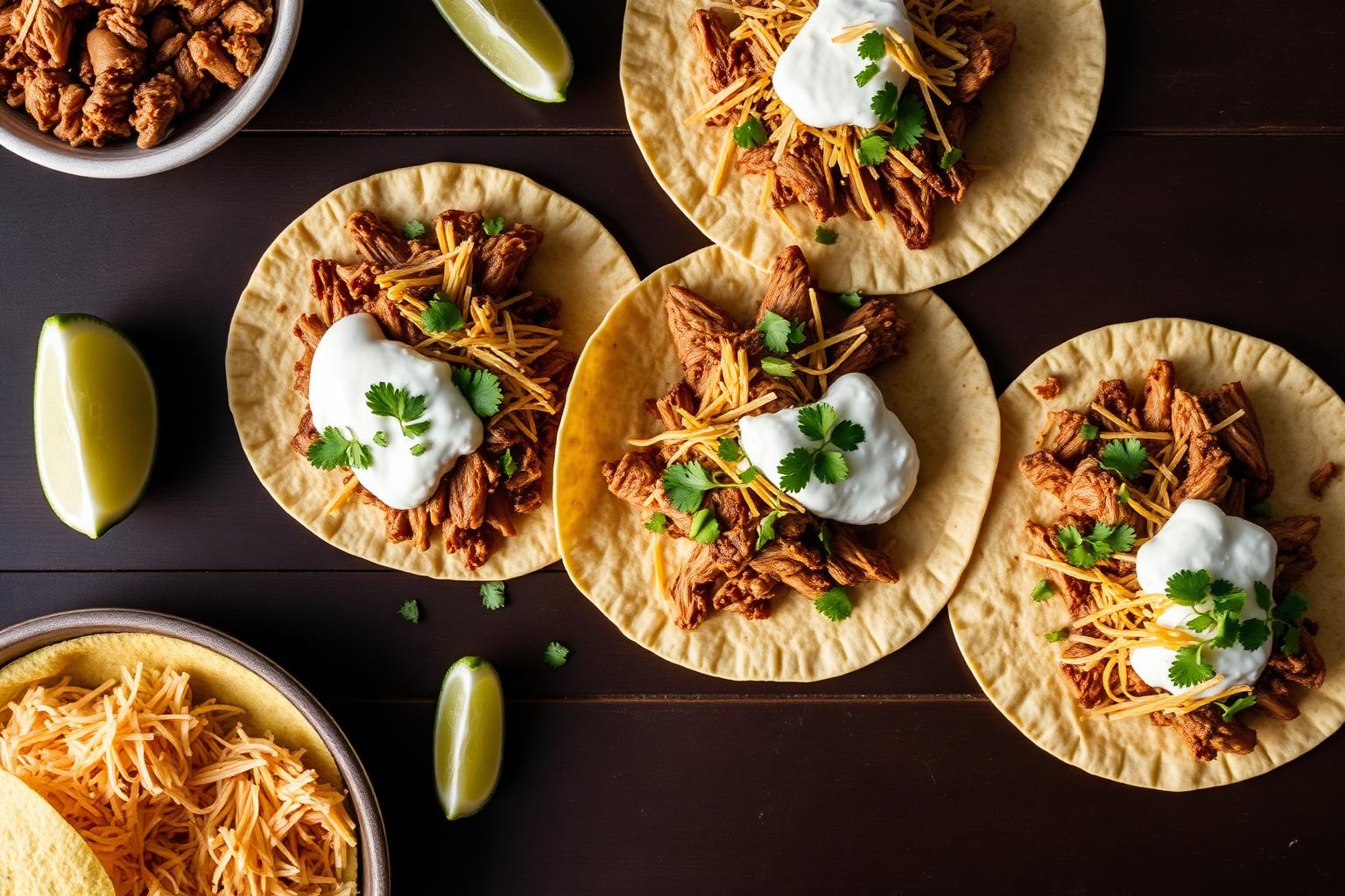 Slow Cooker Pulled Pork Tacos