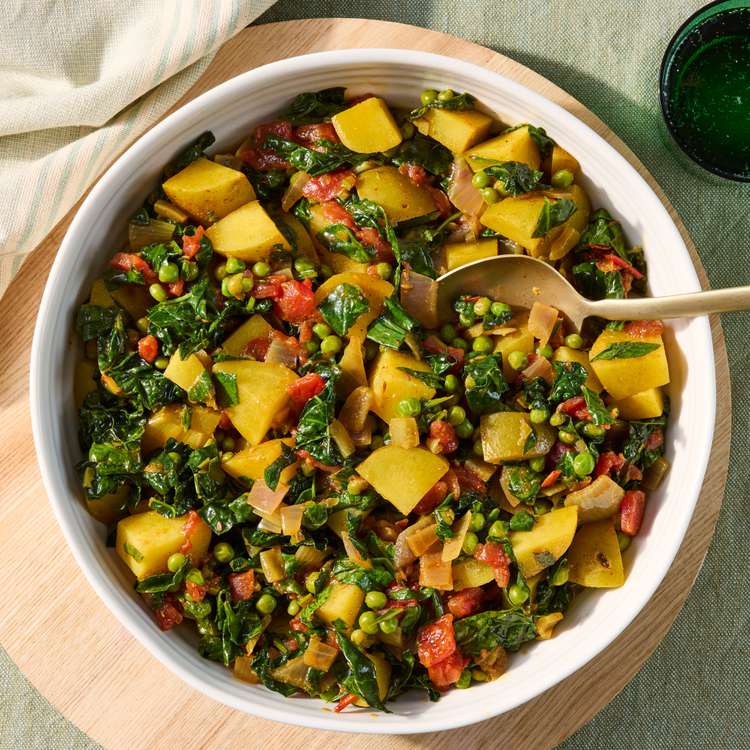 Saag Aloo Matar